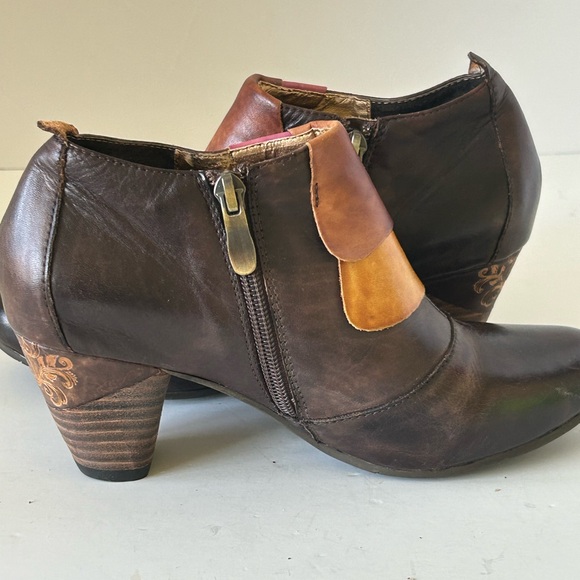 Womens Elite by Corkys Bootie Shoes Multi Color Leather Brown US 6 ELK 6 - Picture 8 of 15